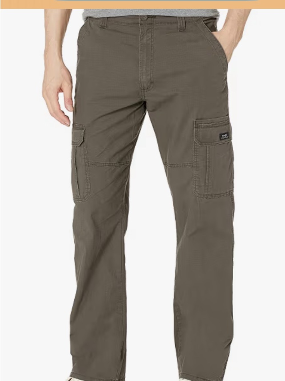 Wrangler Authentics Men’s Relaxed Fit Stretch Cargo Pants 38x32 NWOT